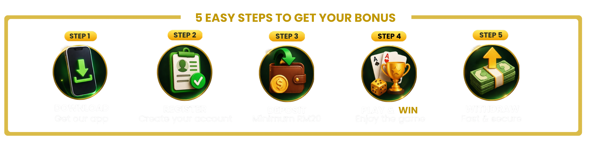 5 Easy Steps To Get Your Bonus
